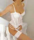Corsage Gracya  Set wei�