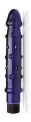 Vibrator DonWands Glass Nubby Vibe cobalt-blue aus Spezial Glas
